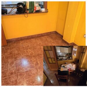 Transformación de un piso en Vilanova tras el vaciado.